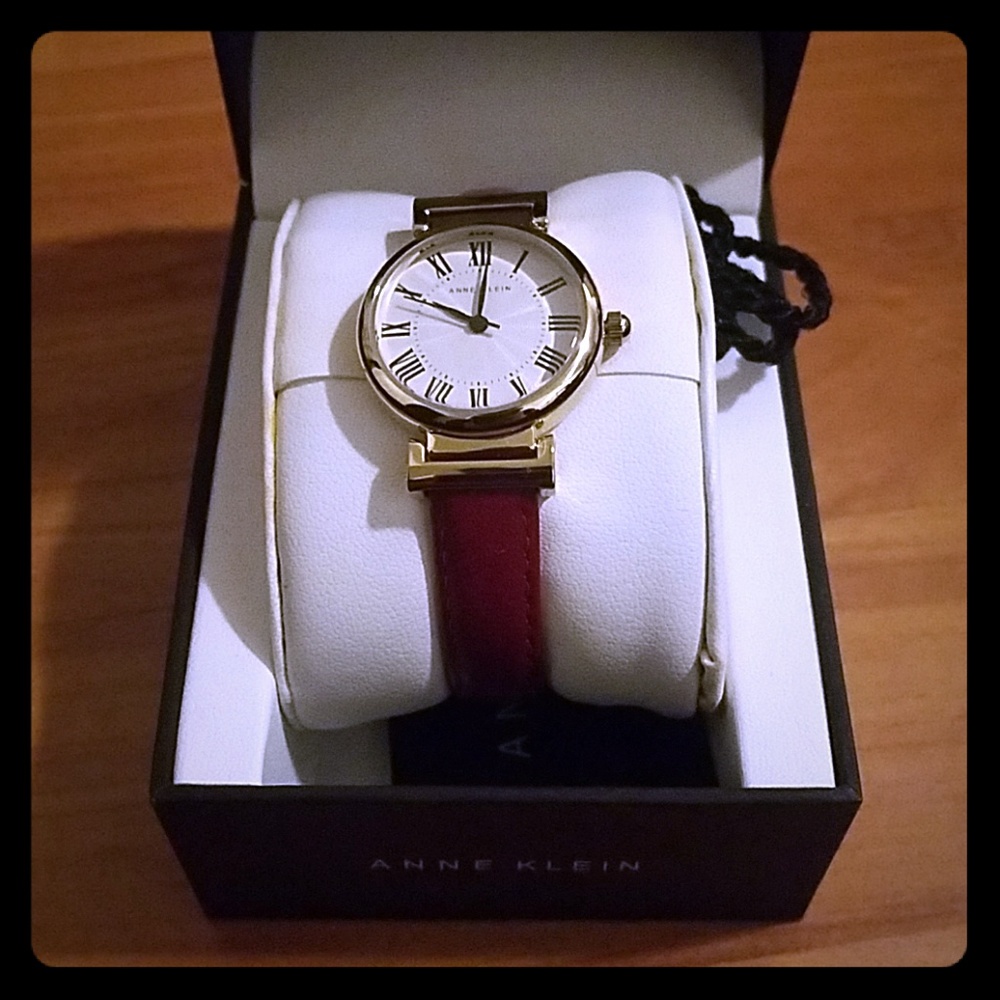 Anne Klein ladies thin strap wrist watch